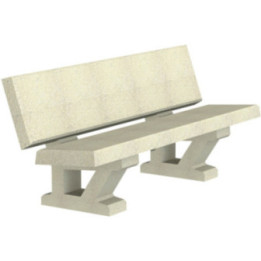 Banc béton Dallas