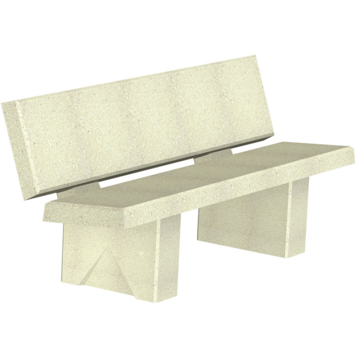 Banc béton Détroit