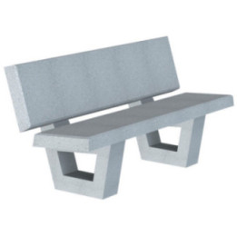 Banc béton Miami