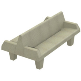 Banc béton New York