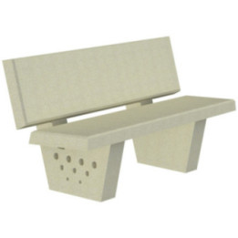 Banc béton Roma