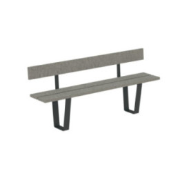 Banc et banquette recyclés Mixy
