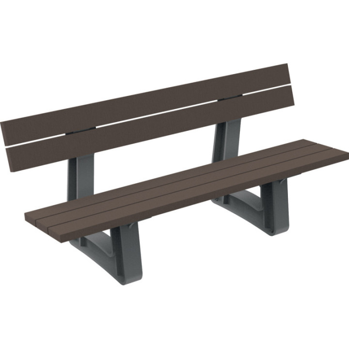 Banc extérieur recyclé Eko