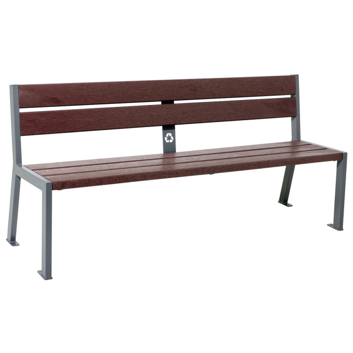 Banc lames recyclées Silaos