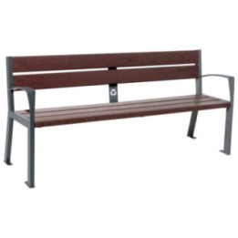 Banc lames recyclées Silaos