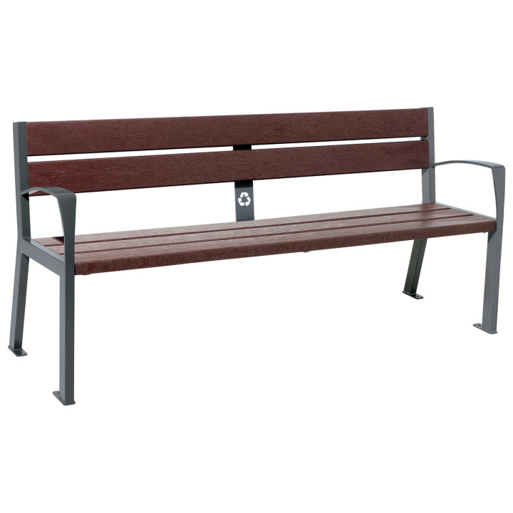 Banc lames recyclées Silaos
