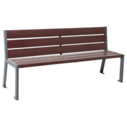 Banc lames recyclées Silaos