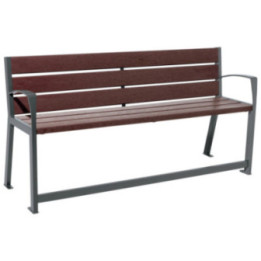 Banc lames recyclées Silaos Sénior