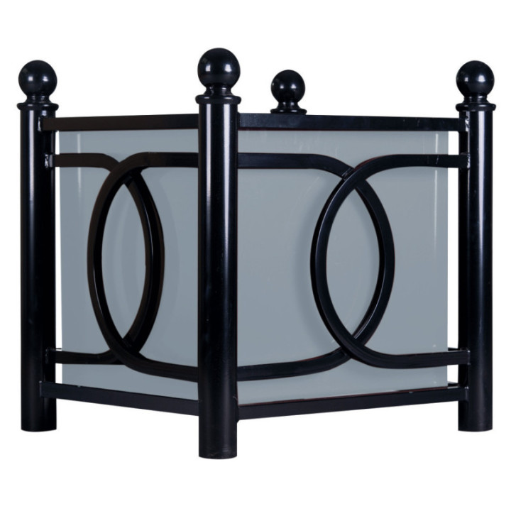 Banc pour jardinière acier Cambrai