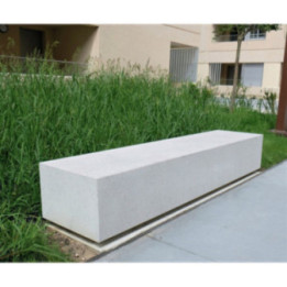 Banc sans dossier Lagos béton