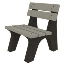 Bancs et fauteuil plastique recyclé Apollo