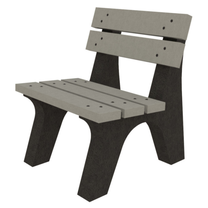 Bancs et fauteuil plastique recyclé Apollo