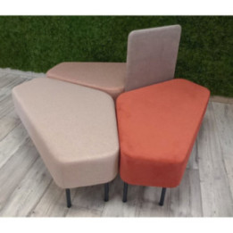Banquette d'accueil modulable gamme Archipel