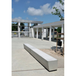 Banquette extérieure béton Alvor