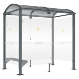 Banquette pour abri fumeur Oléron