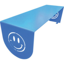 Banquette urbaine acier Smiley Park