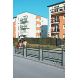 Barrière de ville Linéa grillagée