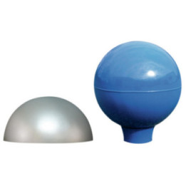 Borne acier Demi-lune