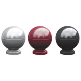 Borne acier Globe