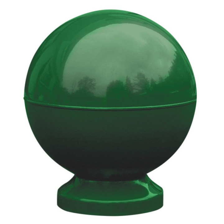 Borne acier Globe