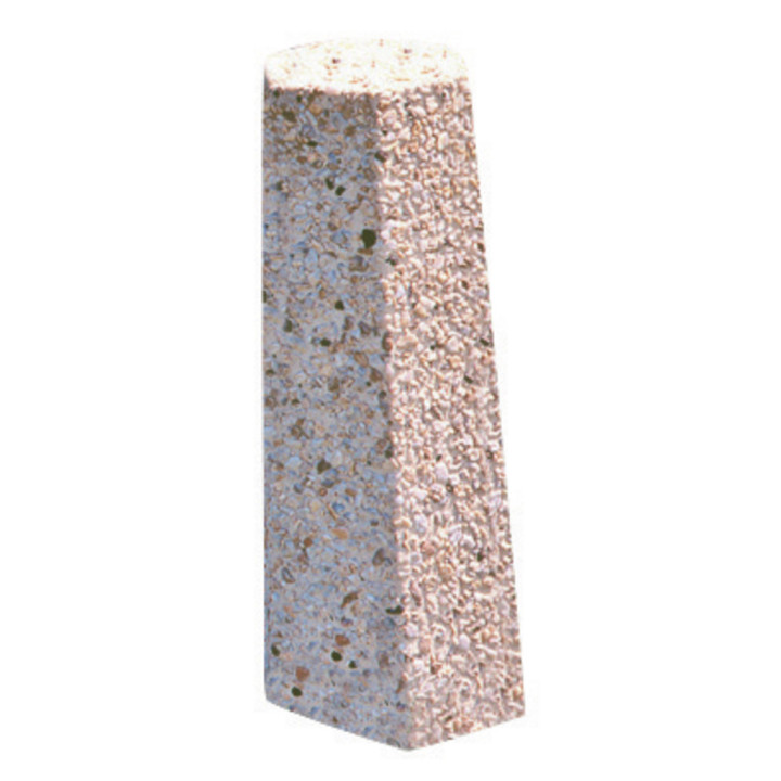 Borne béton hexagonale conique