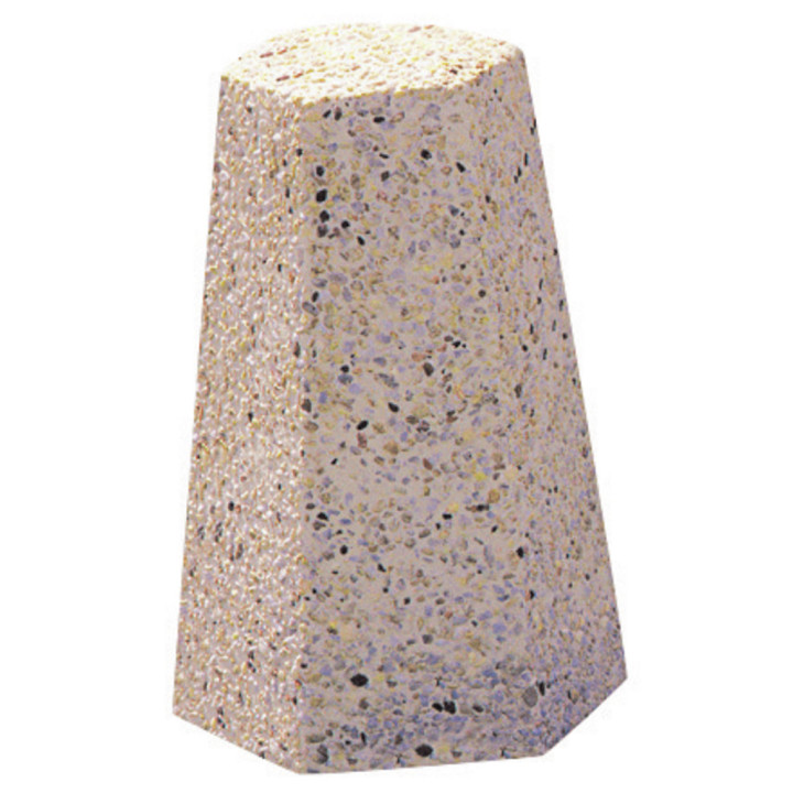 Borne béton hexagonale conique