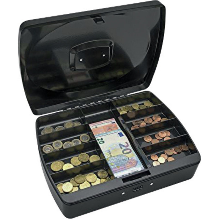 Boîte à monnaie avec serrure à combinaison