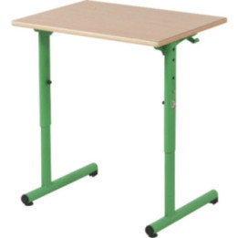Bureau scolaire réglable Vela