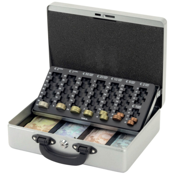 Caisse à monnaie avec trieur de pièces