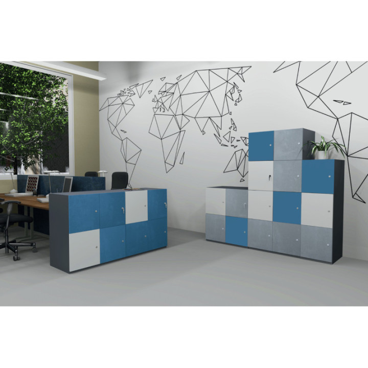 Casier bureau professionnel bois