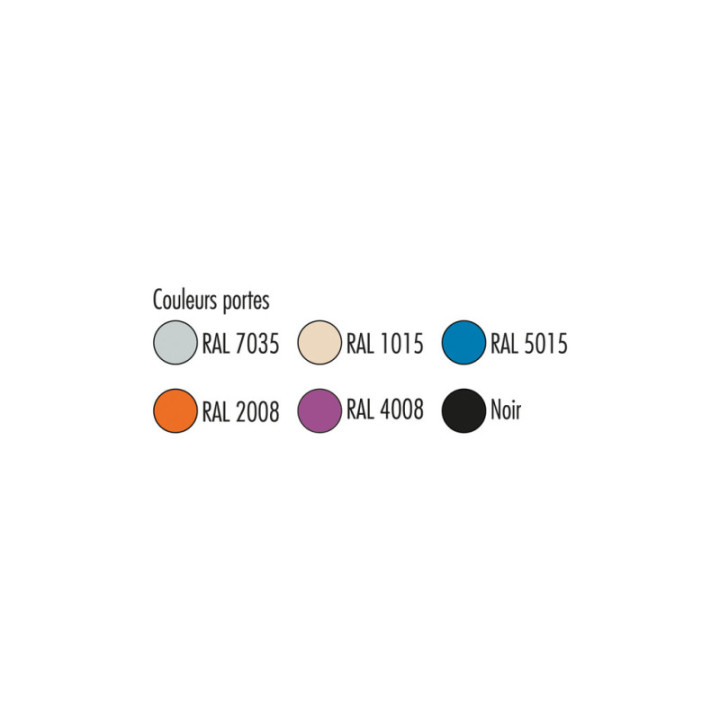 Casier scolaire métallique