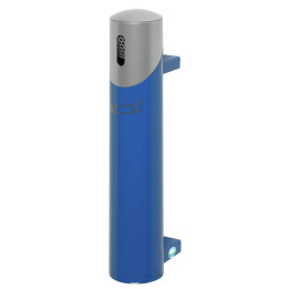 Bleu/tête argent