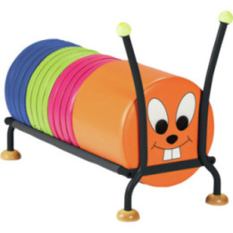 Chenille pouf et coussins mousse