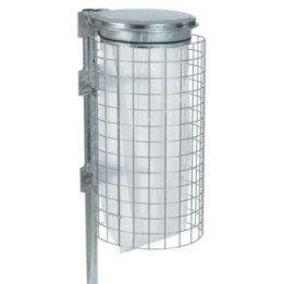 Corbeille Vigipirate acier 110 L Collecgrille