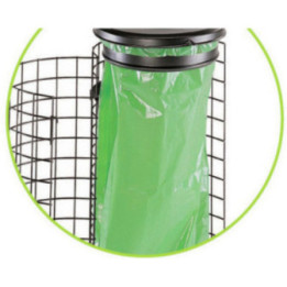 Corbeille Vigipirate acier 110 L Collecgrille