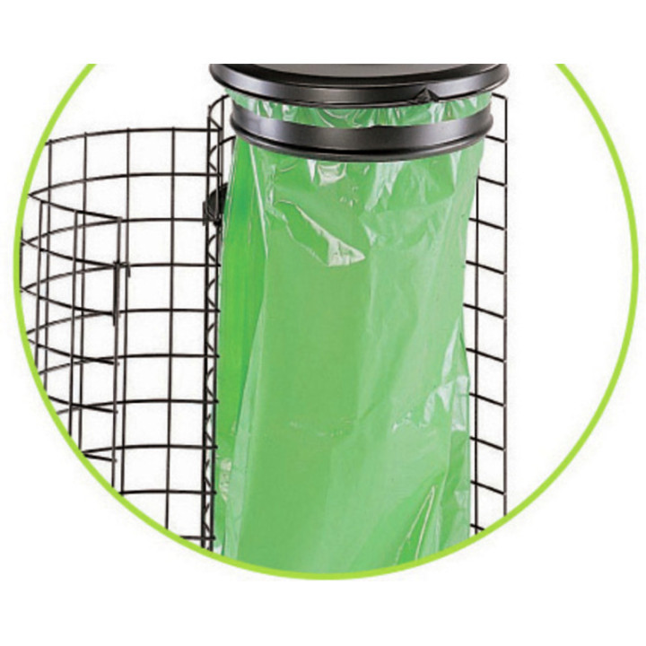 Corbeille Vigipirate acier 110 L Collecgrille