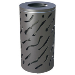 Corbeille acier Venise