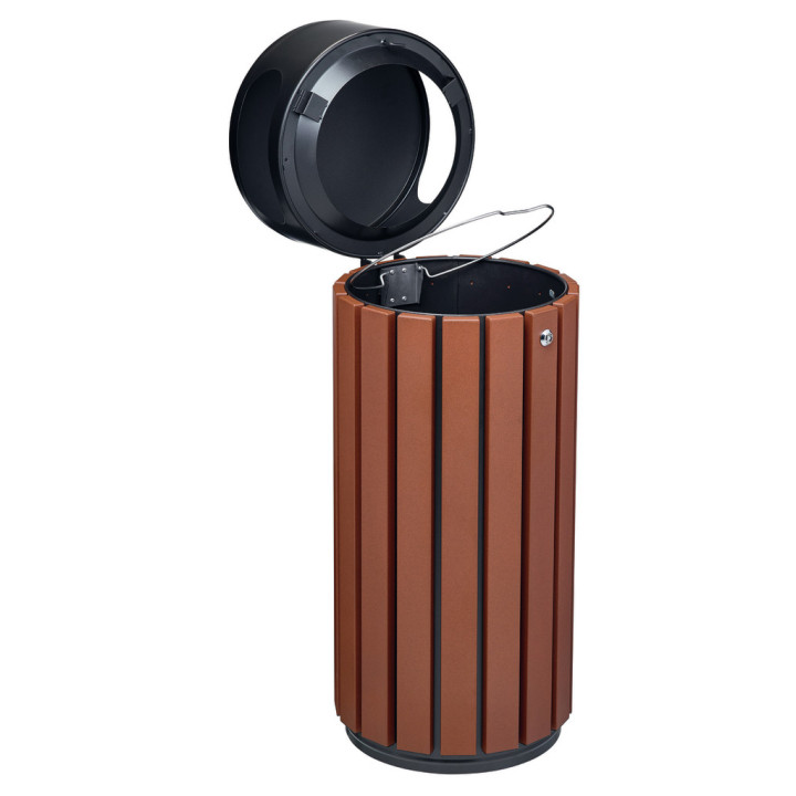 Corbeille acier Zéno