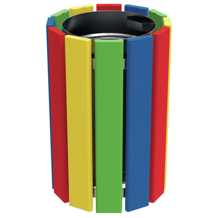Corbeille couleur Silaos 40 L