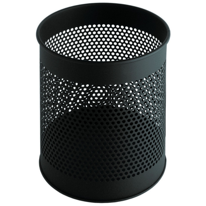 Corbeille de bureau métal perforée