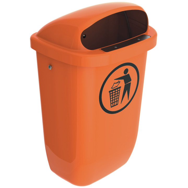 Corbeille de rue 50 L