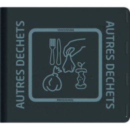 Déchets - gris RAL 7011