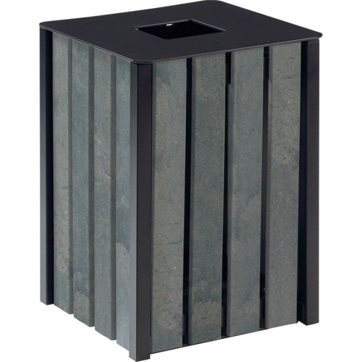 Corbeille plastique recyclé Eden Etik