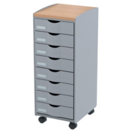 Desserte de bureau à tiroirs