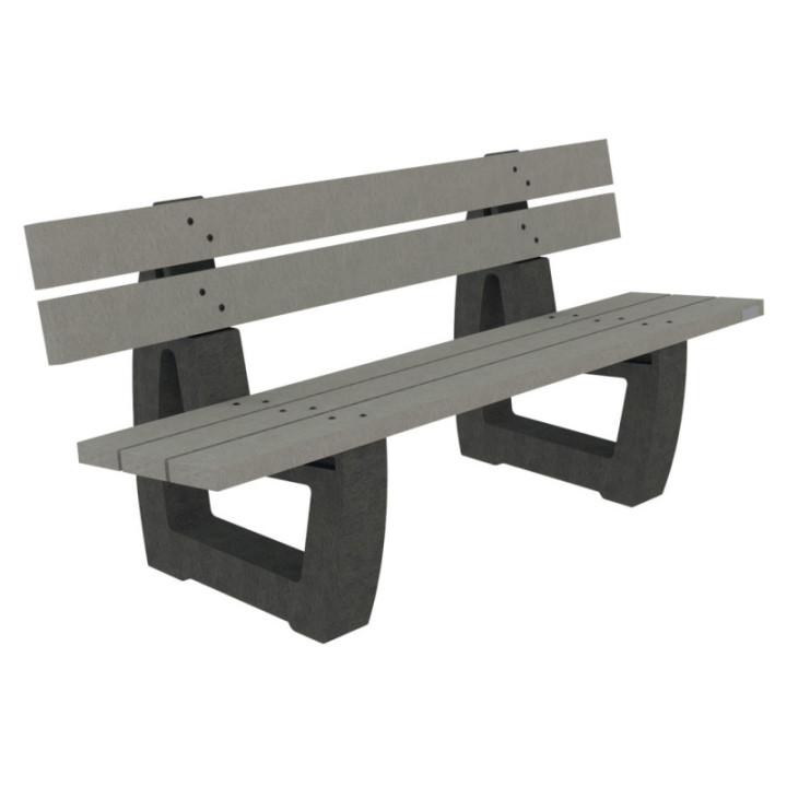 Gamme banc et banquette plastique recyclé Le Brestois