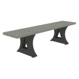 Gamme banc et banquette plastique recyclé Le Brestois