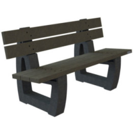 Gamme banc et banquette plastique recyclé Primo