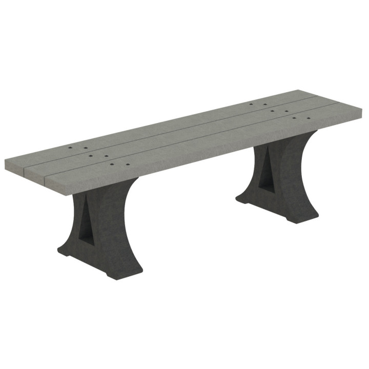 Gamme banc et banquette plastique recyclé Primo