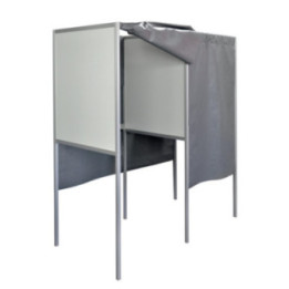 Isoloir de vote en aluminium
