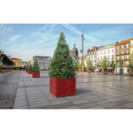 Jardinière acier Venise carrée